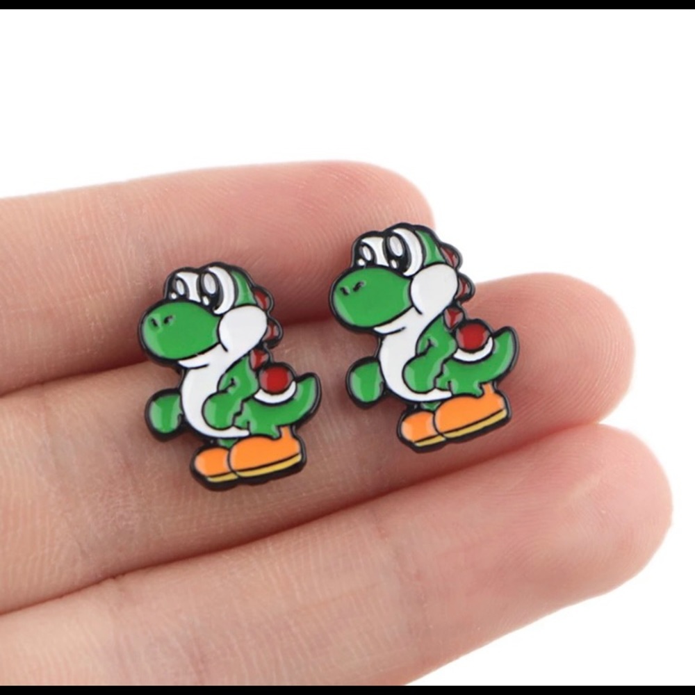 3/$25 New Cute Yoshi Stud Earrings
